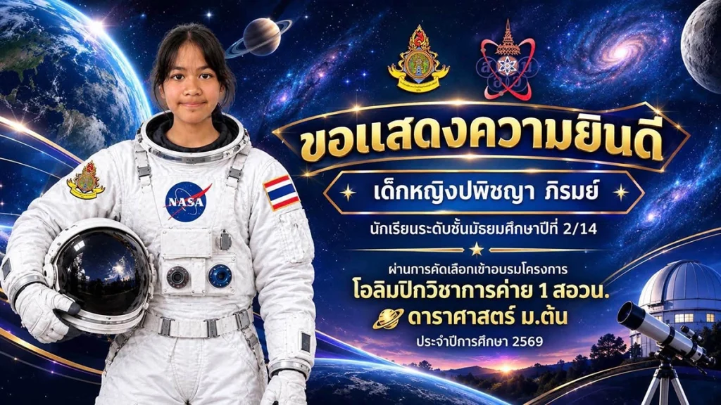 แสดงความยินดี สอวน 69-1